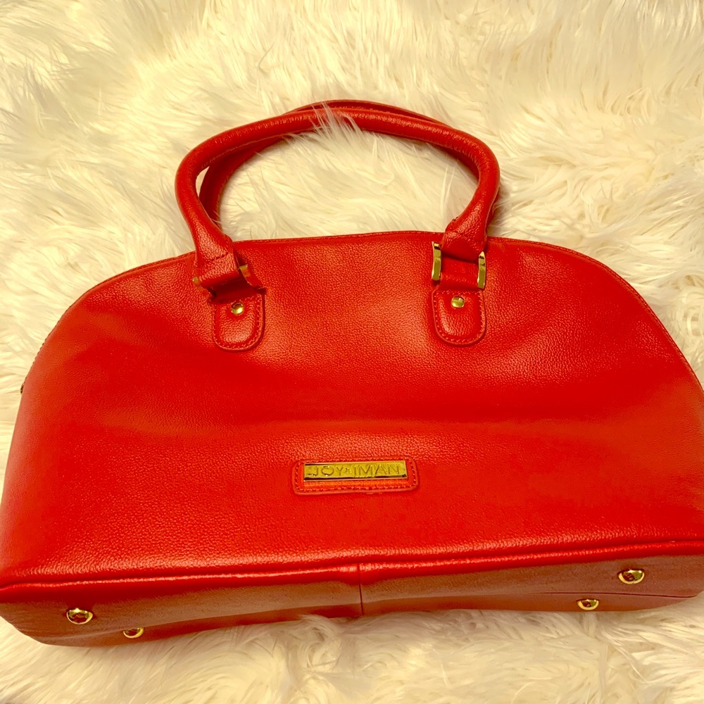 Joy & Iman red organizer purse